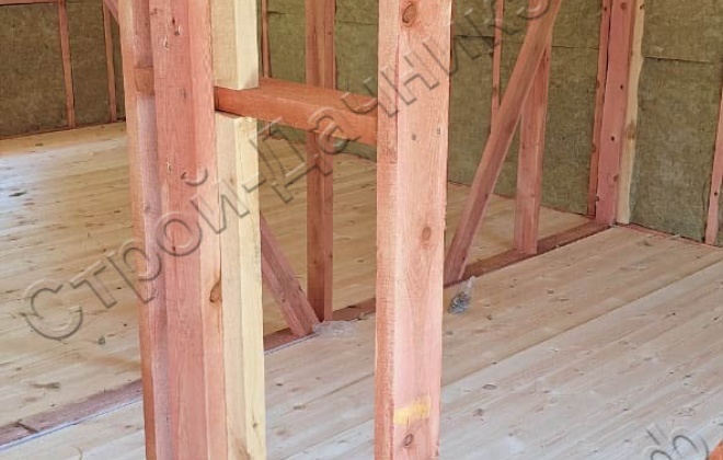 4 Каркасно-щитовой дом Д-3, 9x8.5м, 67.5 М², Ленинградская область, Лодейнопольский район, деревня Новая слобода (14)